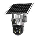 SENTINEL 4K Dual Lens Solar Camera with 360° WiFi for Ultimate Surveillance